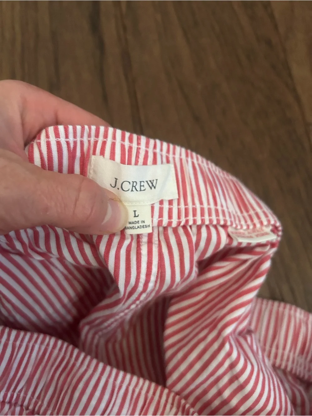 J. Crew 100% Cotton Striped Pajama Set